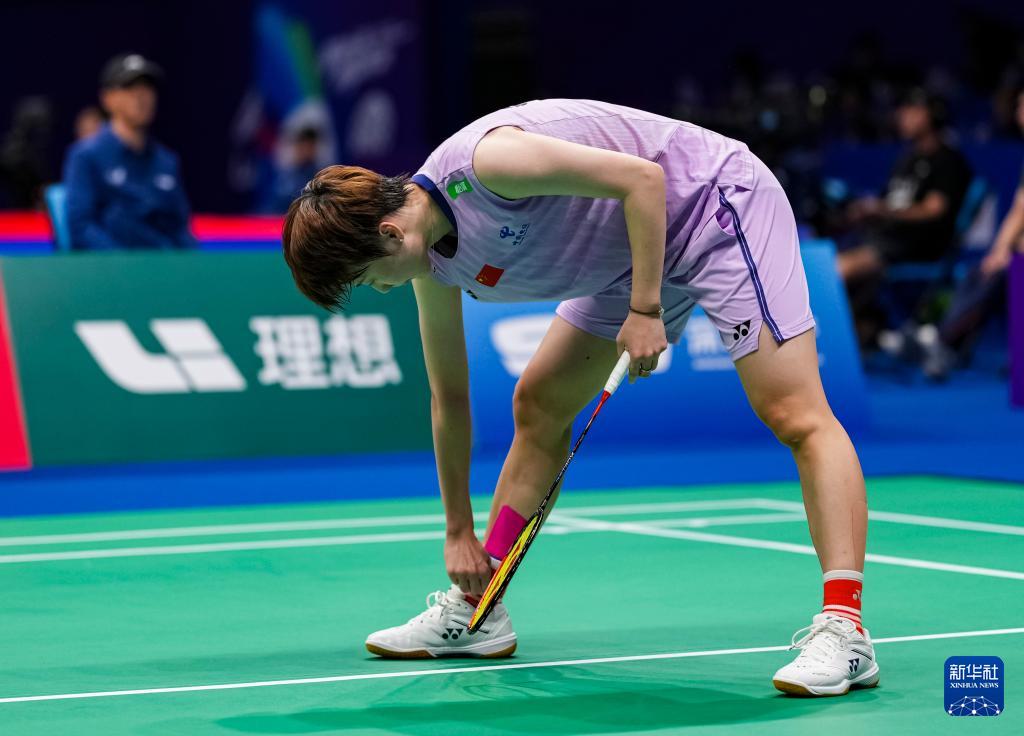 陈雨菲在比, 中国大师赛, 单打四分之